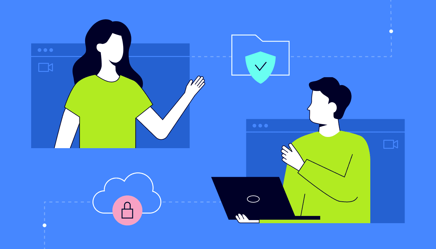 Network security tips for remote employees blog cover