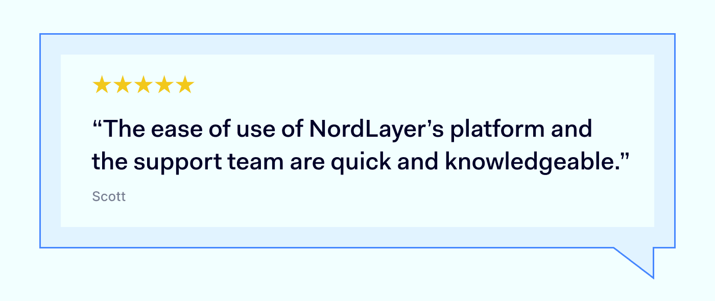 Quote by a NordLayer MSP partner 5