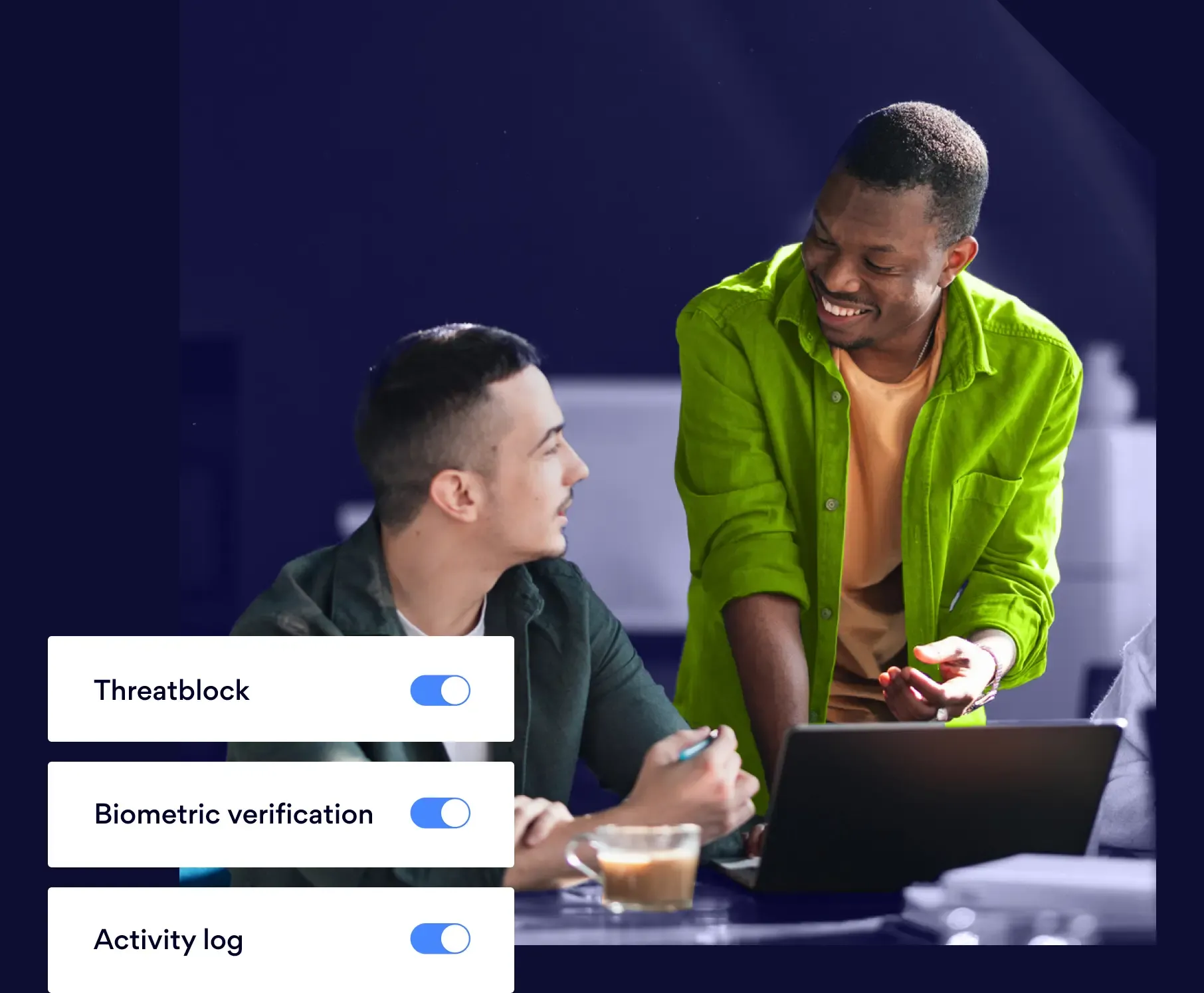 Employees exploring NordLayer solutions 