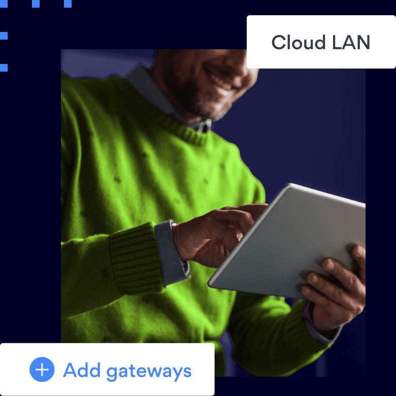 Man adding gateways to NordLayer 
