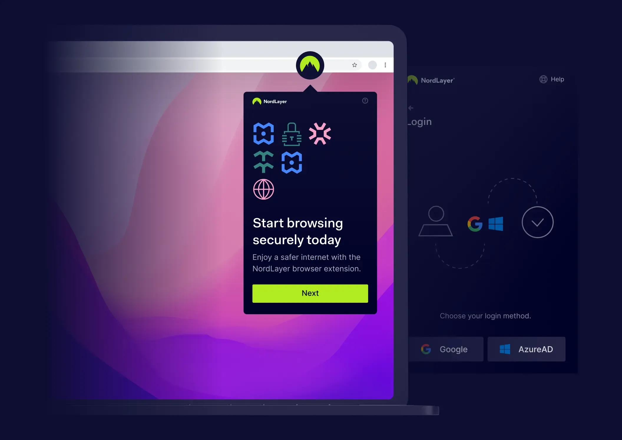 NordLayer browser extension