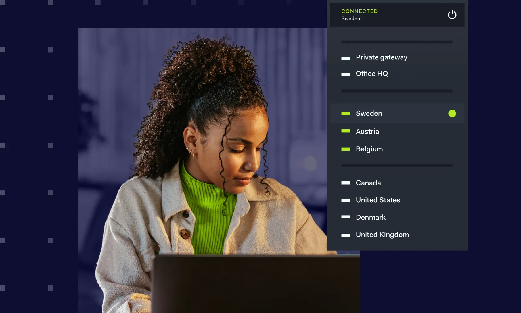 Setting up network security policies in NordLayer control panel