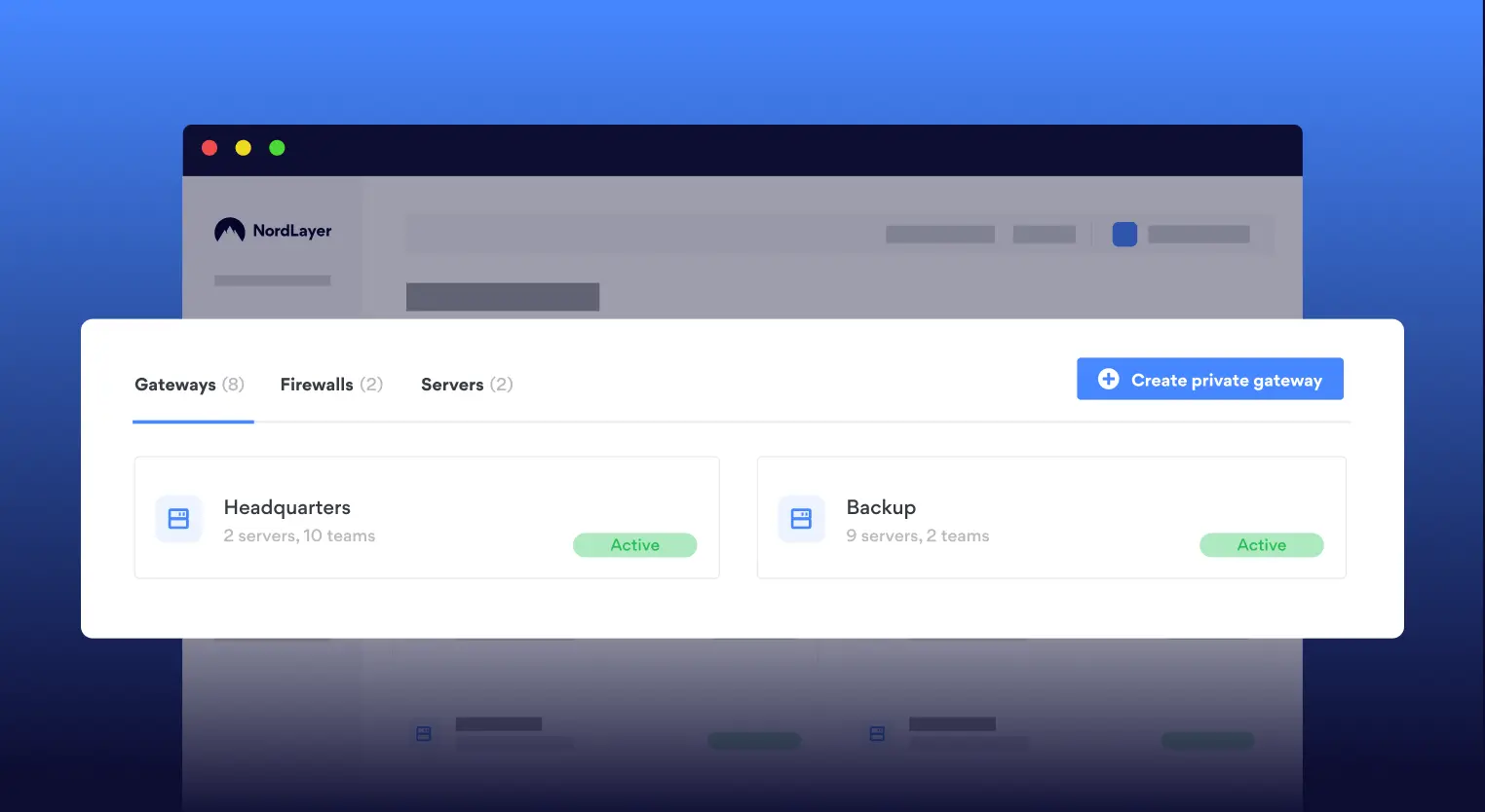 Zero trust network access